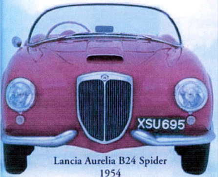 Aurelia spider at the Concours d'elegance in Villa d'Este (Italy)